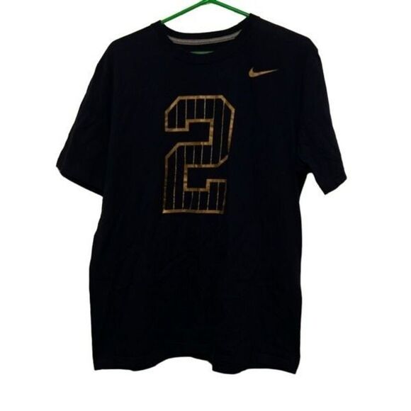 New York Yankees #2 Derek Jeter Captain Size Large Nike Regular Fit T-Shirt - Picture 1 of 5
